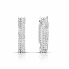 Women's Earrings Sawyer in 10K White Gold and 0.25CTW Diamonds