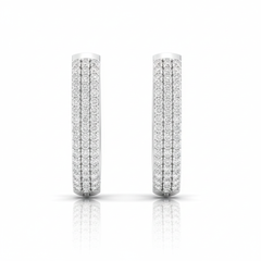 Women's Earrings Sawyer in 10K White Gold and 0.25CTW Diamonds
