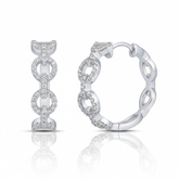 Women's Earrings Kamila in 10K White Gold and 0.34CTW Diamonds