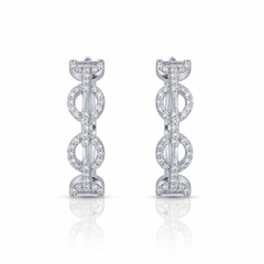 Women's Earrings Kamila in 10K White Gold and 0.34CTW Diamonds