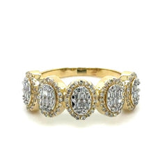 Women's Ring Gracie in 10K Yellow Gold and 0.45CTW Diamonds