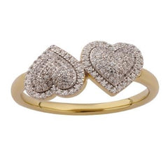 Women's Ring Juliana in 10K Yellow and 0.18CTW Diamonds