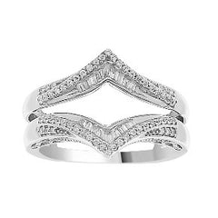 Women's Ring Guard Rory in 14K White Gold and 0.32CTW Diamonds