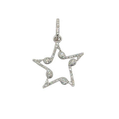 Women's Pendant Victoria in 10K White Gold and 0.09CTW Diamonds