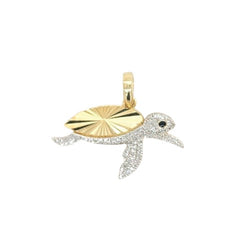 Women's Pendant Leah in 10K White Gold and 0.09CTW Diamonds