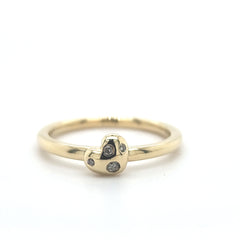 Women's Ring Poppy in 10K Yellow Gold with 0.04CTW Diamonds