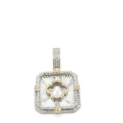 Women's Pendant Genevieve in 10K White and Yellow Gold and 0.28CTW Diamonds