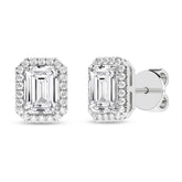 Women's Earrings Miley in 14K White Gold and 2.25 CTW Certified Lab Grown Diamonds