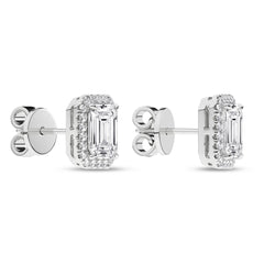 Women's Earrings Miley in 14K White Gold and 2.25 CTW Certified Lab Grown Diamonds