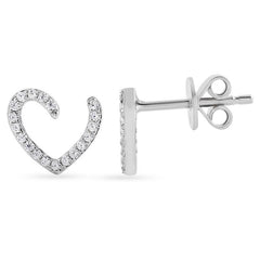 Women's Earrings Francesca in 10K White Gold and 0.21CTW Diamonds
