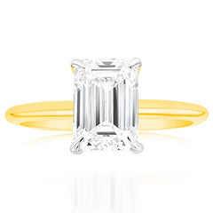 Women's Ring Blake in 14K Yellow Gold and 2.03CTW Lab Grown GSI Certified Diamond