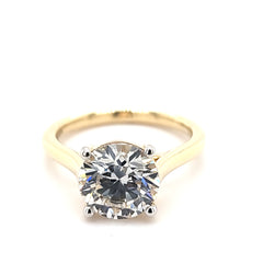 Women's Ring Eleanor in 14K Yellow Gold and 3.02 CTW CERTIFIED Lab Grown Diamond