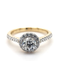 Women's Ring Juniper in 14K Yellow Gold and 1.07CTW Lab Grown Certified Diamonds