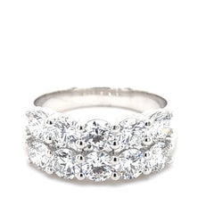 Women's Ring Jade in 14K White Gold and 2.47CTW Lab Grown Certified Diamonds