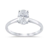 Women's Ring Aurelia in 14K White Gold and 1.04 CTW CERTIFIED Lab Grown Diamond