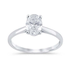 Women's Ring Aurelia in 14K White Gold and 1.04 CTW CERTIFIED Lab Grown Diamond