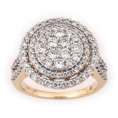 Women's Ring Ashley in 14K Yellow Gold and 1.53CTW Diamonds