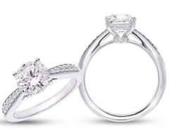 Women's Ring Harper in 14K White Gold and 2.09CTW Lab Grown Diamonds