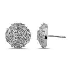 Women's Earrings Parker 14K White Gold and 1.26CTW Diamonds