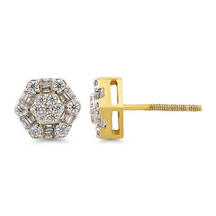Women's Earrings Joanna in 10K Yellow Gold with 0.44CTW Diamonds