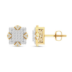 Women's Earrings Ryleigh in 10K Yellow and White Gold and 0.41CTW Diamonds