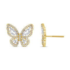 Women's Earrings Jasmine in 10K Yellow Gold and 0.63CTW Diamonds