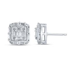 Women's Earrings Veronica in 10K White Gold and 0.61CTW Diamonds
