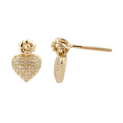 Women's Earring Mackenzie in 10K Yellow Gold and 0.15CTW Diamonds