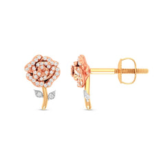Women's Earrings Annie in 10K Yellow Gold and 0.09CTW Diamonds