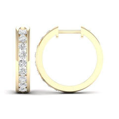Women's Earrings Journey in 10K Yellow Gold with 1.20CTW Diamonds