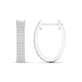 Women's Earrings Sawyer in 10K White Gold and 0.25CTW Diamonds