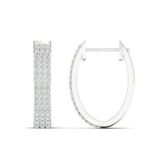 Women's Earrings Sawyer in 10K White Gold and 0.25CTW Diamonds