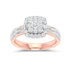 Women's Ring Lennon in 14K Rose Gold and 1.00CTW Diamonds