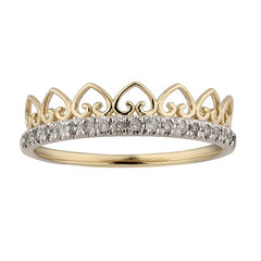 Women's Ring Ember in 10K Yellow Gold and 0.16CTW Diamonds