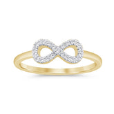 Women's Ring Madison in 10K Yellow Gold and 0.11CTW Diamonds