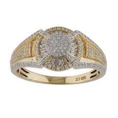 Men's Ring Easton in 10K Yellow Gold and 0.56CTW Diamonds