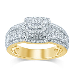 Men's Ring Noah in 10K Yellow Gold and 0.64CTW Diamonds