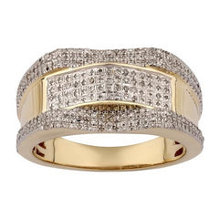 Men's Ring Alexander in 10K Yellow Gold and 0.50CTW Diamonds