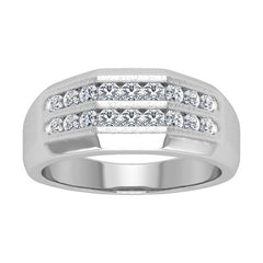 Men's Ring Lincoln in 14K White Gold and 0.48CTW Diamonds