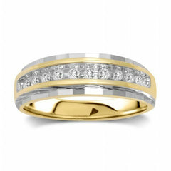 Men's Ring Caleb in 14K Yellow Gold and 0.26CTW Diamonds