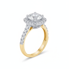 Women's Ring Millie in 14K Yellow Gold and 3.12CTW Lab Grown Certified Diamonds