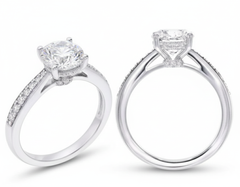 Women's Ring Harper in 14K White Gold and 2.09CTW Lab Grown Diamonds