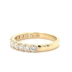 Women's Ring Caroline in 14K Yellow Gold and 0.97CTW Lab Grown GSI Certified Diamonds