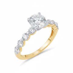 Women's Ring Luna in 14K White Gold and 2.53 CTW Lab Grown Diamonds