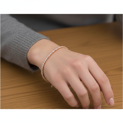 Women's Bracelet Isabel in 18K Rose Gold and 1.25CTW Diamonds