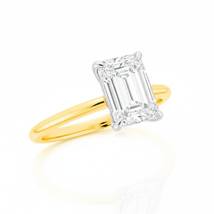 Women's Ring Blake in 14K Yellow Gold and 2.03CTW Lab Grown GSI Certified Diamond