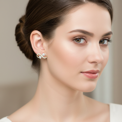 Women's Earrings Riley 10K Yellow Gold and 0.18CTW Diamonds