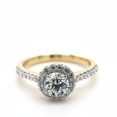 Women's Ring Juniper in 14K Yellow Gold and 1.07CTW Lab Grown Certified Diamonds