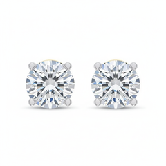 Women's Earrings Molly in 14K Yellow Gold and 3.00CTW Lab Grown IGI Certified Diamonds