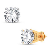 Women's Earrings Molly in 14K Yellow Gold and 3.00CTW Lab Grown IGI Certified Diamonds